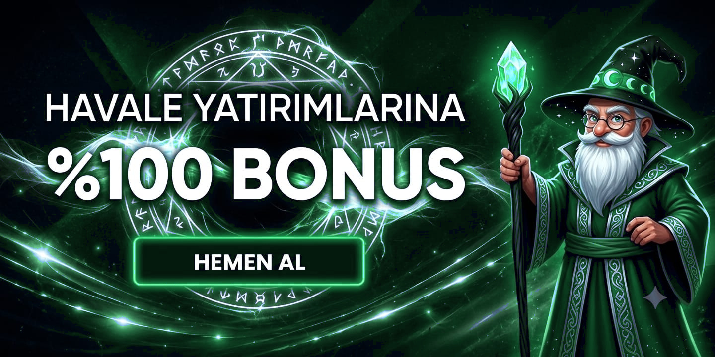 Havale Yatırımlarına %100 Bonus